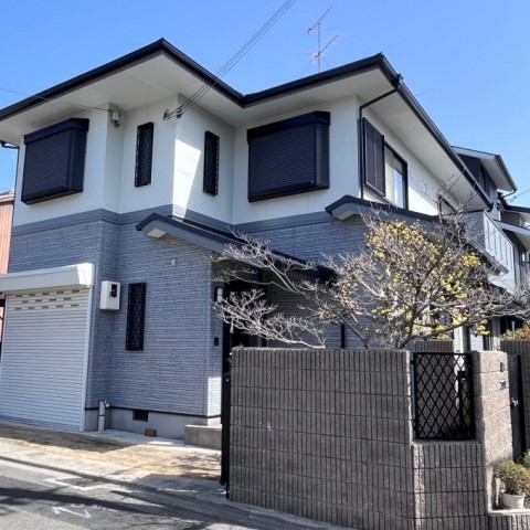 京都市北区で屋根葺き替えと外壁塗装リフォームサムネイル